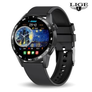 LIGE 2025 Original Smart Watch Men Heart Rate Monitor Bluetooth Call IP68 Waterproof Sport Fitness Smartwatch Women