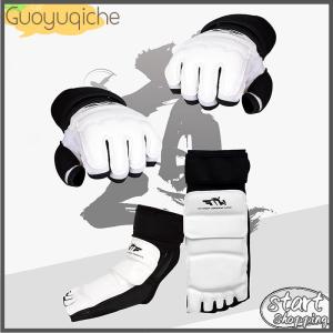 【Guoyuqiche】🔥🔥🔥 ถุงมือหนังใส่เท้าเทควันโดสำหรับเด็กผู้ใหญ่