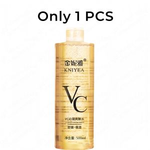 [Buy 1 Take 2] Pink Vitamin C Toner + Niacinamide Anti-Blemish Whitening Hyaluronic Acid Serum + Facial Serum Intensive Whitening Toner Brightening Whitening Spot Removal And Acne Pimple Rose Sunscreen 30ml