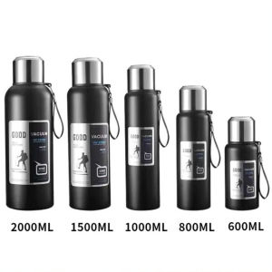 Bình Giữ Nhiệt Bằng Thép Không Gỉ GOOD VACUUM Dung Tích Lớn có lõi lọc trà nắp làm cốc uống nước