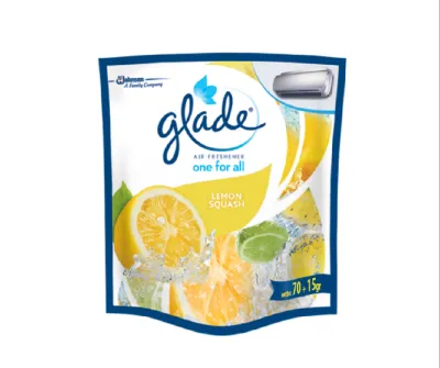 【Value Pack of 4】 Glade Air Freshener Gel for Car for Bathroom One for All 70g
