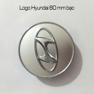 Logo mâm xe Hyundai chụp mâm chụp Lazang xe Hyundai (đường kính 60mm và 61.5mm).