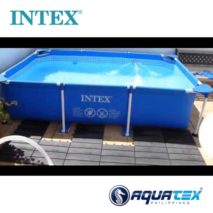 Intex 28272 Rectangular Frame Pool 3m x 2m x 0.75m | Lazada Philippines
