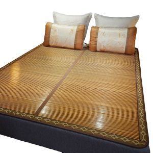 เสื่อไม้ไผ่ ขนาด 3/5/6 ฟุต นอนทั้งสองข้าง พรมไม้ไผ่ Bamboo Mat โรงงานขายตรง