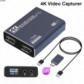 ◐★MZX 4K Video Capture Card Board Recording HDMI-Compatible 60Hz 30Hz USB 3.0 1080P 60fps 30fps Grabber Capturing Game Capturer★✥✥. 