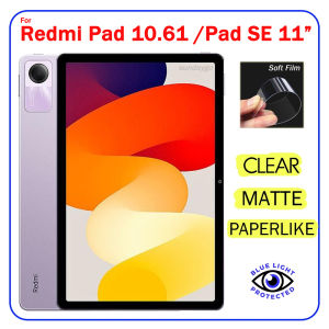 For Xiaomi Redmi Pad 10.61 | Pad SE 11 inch Clear Matte Anti Blue Paperlike Tab Screen Protector Film