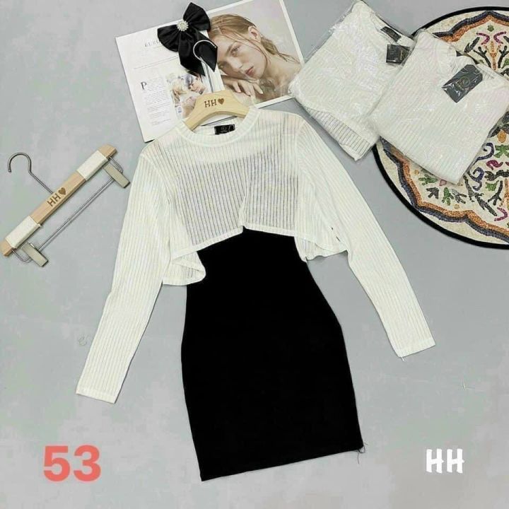 Set váy 2 dây kèm áo khoác ngoài - Hàng loại 1, chất đẹp- Giá tốt - 100%  ảnh Socomo tự chụp - ( Freeship - Socomo) | VTC Pay
