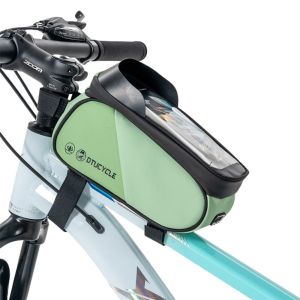 NEXTYOO Chống thấm nước Túi đựng đồ phía trước xe đạp 7 inch Màn hình cảm ứng Túi đựng đồ gắn trên ống trên của xe đạp Bền bỉ Túi đựng điện thoại đi xe đạp Phụ kiện xe đạp địa hình và xe đạp đường trường