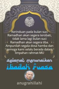 Kartu Ucapan Ramadhan Format PPTX Ukuran 10x15cm Model ku01