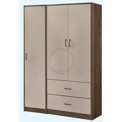 (FurnitureSG) 3 Doors Wardrobe with drawers