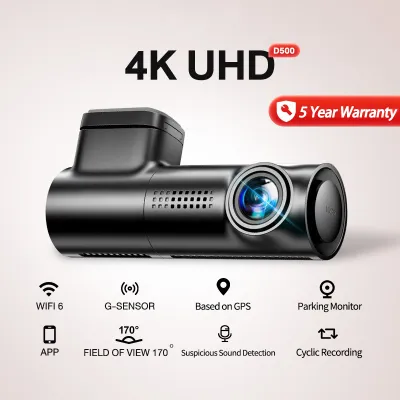 Mini Car DashCam Interior Monitor 24h Recording 2K 360° Rotating Shooting Driving Recorder Depan Belakang Dashcam Kereta