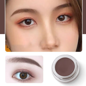 มาสคาร่าคิ้ว 3 มิติ ดินสอเขียนคิ้ว เนื้อครีม กันน้ำ กันเหงื่อ แห้งเร็ว ติดทนนาน Dyeing Eyebrow Cream ธรรมชาติ พร้อมแปรงปัดคิ้ว