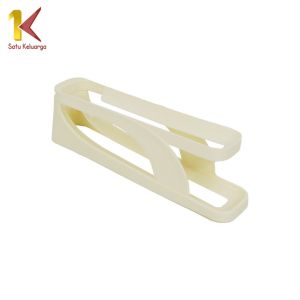Satu Keluarga Tempat Telur Ayam Kulkas 2 Tingkat Bergulir Otomatis C993 Egg Box Aesthetic Rak Telor