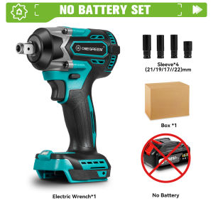 1000N.M động cơ điện không chổi than máy bắt vít 1/2 inch cờ lê điện tử xe không dây cờ lê sửa chữa xe Ô Tô Công cụ điện cho Makita 18V Pin