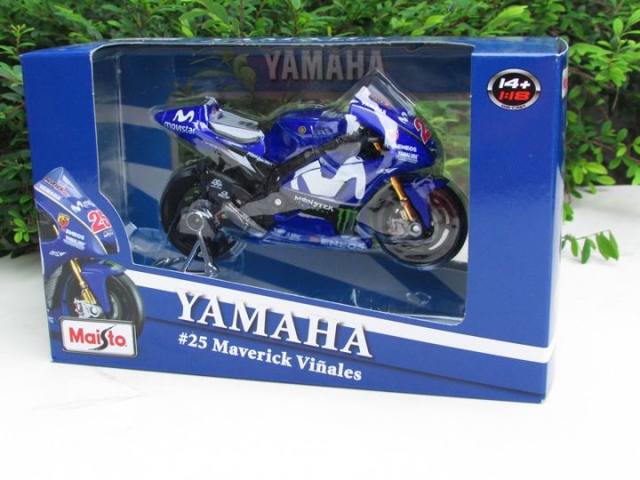 Maisto 1/18 MotoGP 2018 Yamaha YZR M1 25 Maverick Vinales