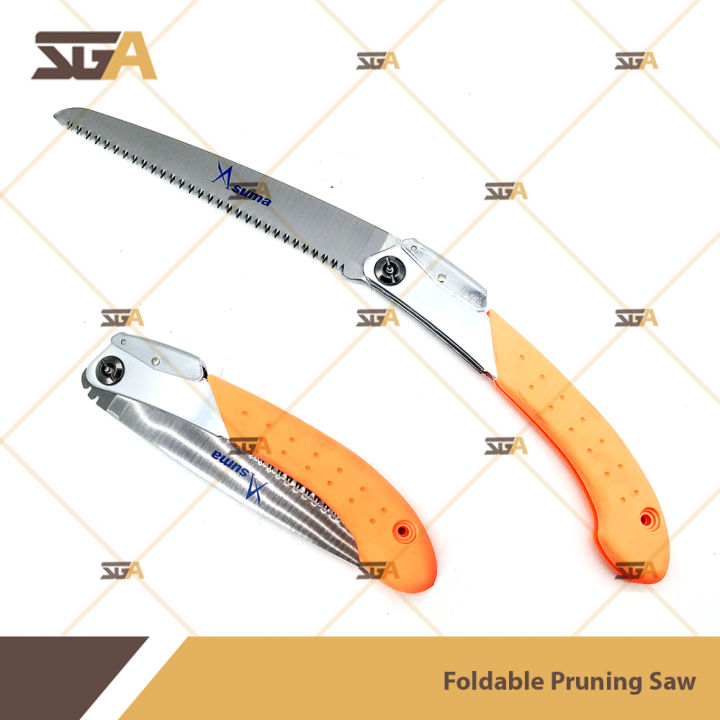 Folding Pruning Saw With Anti-Slip Handle - Triple Edge Cutting For Gardening & Outdoor