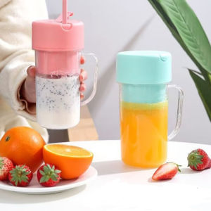 COD FREE ONGKIR Blender Jus Portable Mini Juicer 400ML Juicer Cup 6 Mata Pisau USB Electric Blender Juice