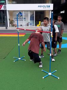 Đồ chơi trò chơi Limbo cho trẻ em bộ rào chắn có thể điều chỉnh độ cao trò chơi vui nhộn cho các buổi tiệc ngoài trời dụng cụ tập luyện thể thao cho trẻ em