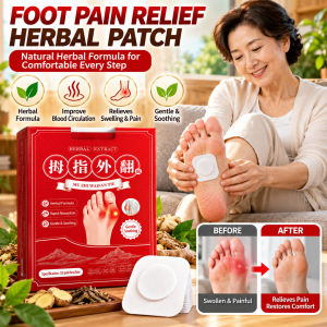 [Toe Joint Correction] Hallux Valgus Patch Pain Relief Toe Straightener Gentle Breathable Herbal Bunion Corrector Foot Care Sticker