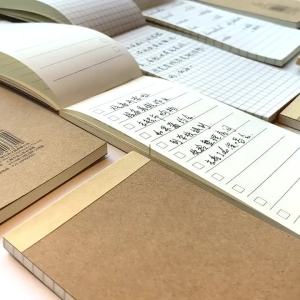 [Ready Stock]Cover Note Pad Portable Memo NotepadNotebook TODO Tearable Kraft Paper Portable Checklist Notebook Pocket Memo Pad Notepad School Supplies