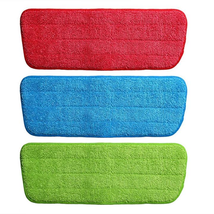 Yo 1/3/5pcs Microfiber Spray Mop Pads Head Floor Cleaning Cloth Paste