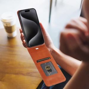 For MOTOROLA MOTO G85 G84 G75 G55 G735 G15 Flip Vertical Case Luxury Retro Leather Book Card Holder Full Cover MOTO G24 G54 Bags2026