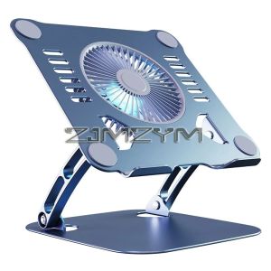 Aluminum Laptop Stand with Cooling Fan Ergonomic Notebook Foldable Cooler Laptop  Adjustable Aluminum Laptop Stand2026