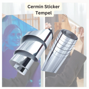COD Cermin sticker tempel dinding  stiker cermin elastis anti pecah meteran murah kamar mandi 50x50 5ox200 cm besar / Sticker kaca cermin lemari wall mirror ukuran besar full body jumbo oval kotak