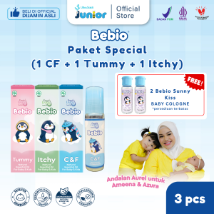 Paket Mix BEBIO Mix C&F+Tummy+Itchy Free Gift