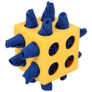 ของเล่นสัตว์เลี้ยง สุนัข Rubiks Cube ฟันบดและเคี้ยว ทนต่อการกัด ฝึกพัฒนาการ