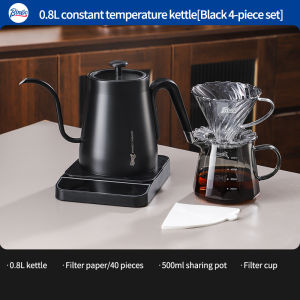 BINCOO Electric Hot Full Set Hand Drip Coffee Pot Kit