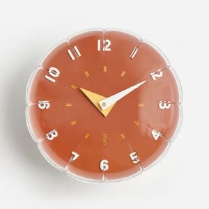 FFBH Nordic bedroom Wall Clock Petal Transparent Bubble Balloon Acrylic Wall Clock Placeable Tabletop living room Modern Home Decor 4P7H5