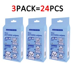 8 In1 Multipurpose Mini Wipes Portable Baby Wet Tissue Easy To Carry Outdoor Travel
