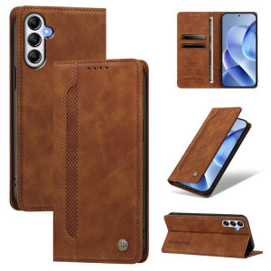 Luxury Business Case For Samsung Galaxy A18 A08 A17 A26 A16 A07 A06 A55 A35 A05S A15 A25 A24 A54 A34 A14 A04E A05 Stand Wallet Phone Cover Cases