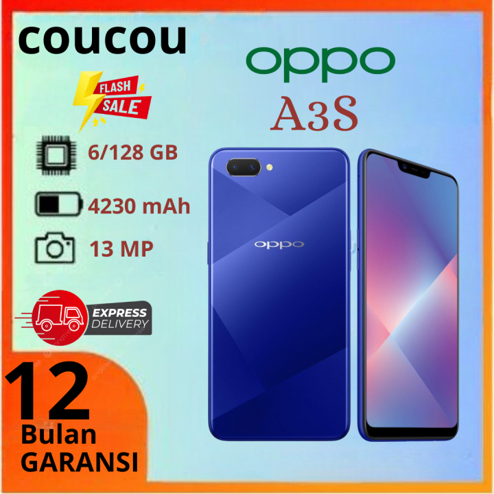 Mobile Gpu Hp Oppo A3s OPPO A3 S Ram 2GB Rom 16GB Camera 13MP Inches