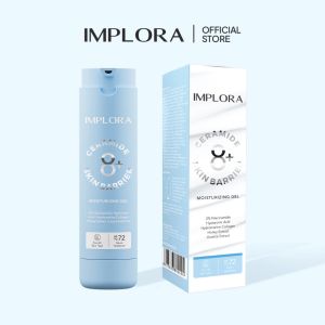 FEMME || IMPLORA 8+ Ceramide Skin Barrier Moisturizing Gel 50ml / Rich Moisturizing Gel 30ml - Implora Moisturizer Pelembab Wajah