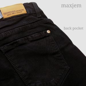 Celana Soft Jeans size 27-30 Hitam strech strit skinny slim fit pensil wanita maxjem