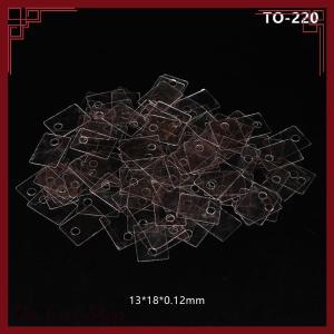 [The Cici Shop] 100PCS TO-220 Mica Insulation Pad Heat Insulation To-220 Insulation Pads Silicone Mica Sheet Insulation