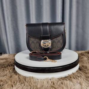 New Coach GEORGIE SADDLE BAG 🇺🇸 100% Coach C2806 ของแท้ 🇸🇬