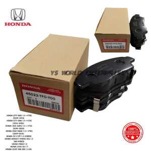 45022-TFO-Y00 HONDA FRONT DISC BRAKE PAD CITY TMO T9A 2008-2018 CRZ CIVIC 1.7 S5A STREAM S7A 2.0 S9A