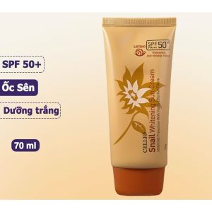 Kem Chống Nắng CELLIO SPF50+ PA+++ 70g Hàn Quốc Chống Nước Dưỡng Sáng Da Ngừa Sạm Nám