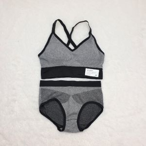 Setelan Sport Bra Wanita Terbaru Set Pakaian Dalam 9038-2