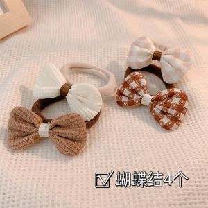 Ikat Rambut Anak Model Bunga Pita Set Isi 4 Aksesoris Fashion Kunciran Korea HS KCR19