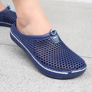 yangpa123 Womens Solid Color Clogs Slip On Round Toe Non-slip Soft Sole Outdoor Casual Slides Summer Beach Shoes