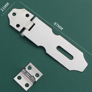 4pc Stainless Steel Locking Hasp Latches-Safety Padlock Door Latch Lock Hasp for Door Drawer Locking