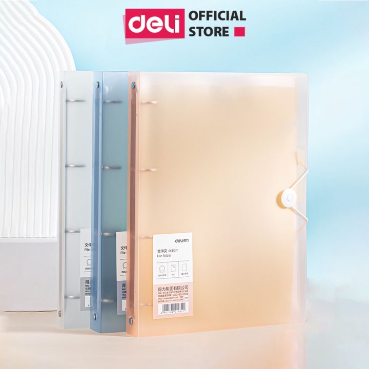 File lá còng sắt học sinh A4 Deli 4 còng đựng file tài liệu, lưu trữ hồ ...