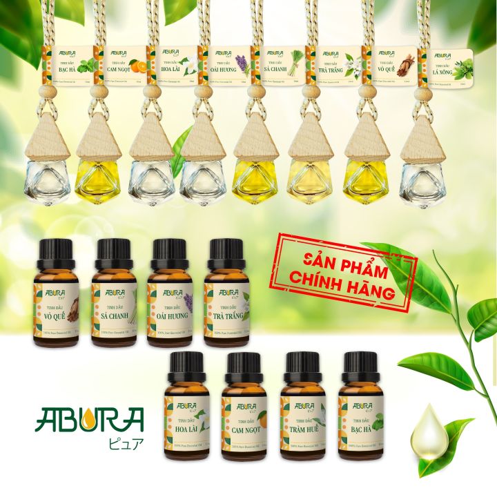 Tinh dầu thiên nhiên nguyên chất cao cấp ABURA [CHÍNH HÃNG] lọ tinh dầu ...