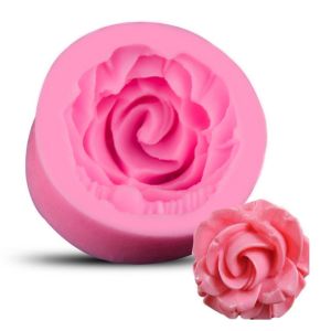 HJKL Silicone Handmade Embossed Sugar Arts Ornaments Bloom Wedding Decor Soap Making Tools Candle Mould Cake Mold