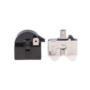 Fantic 2PCS QP2-4.7 PTC Starter Relay 1 Pin Refrigerator Starter Relay And 6750C-0005P Refrigerator Overload Protector