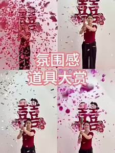 Feather Confetti Cannon Wedding Supplies Handheld Romantic Petal Rain Confetti Cannon Prem High Durability Ergonomic Practical Daily